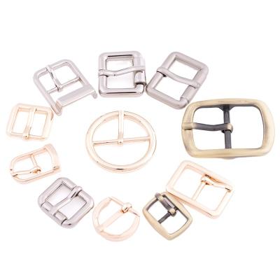 China The professional belt factory etc. made 20mm/25mm pin buckle for metal belt buckle adjustable buckle cheap zinc alloy strap for sale