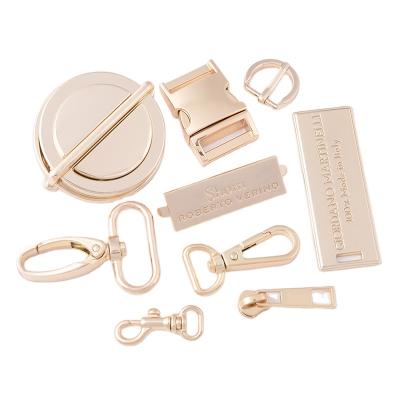 China 2021 Wholesale New Eco-friendly Factory Direct Sales Of Leather Bag Hook Dog Spring Hook Hardware High-end Accessories Bag Buckle Lanyard for sale