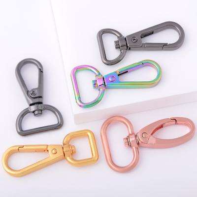 China Reasonable Spring Swivel Lobster Clasp Black Metal Snap Hook For Sling Bag Lobster Hook Bag With High Quality Zinc Alloy Hook Claw for sale