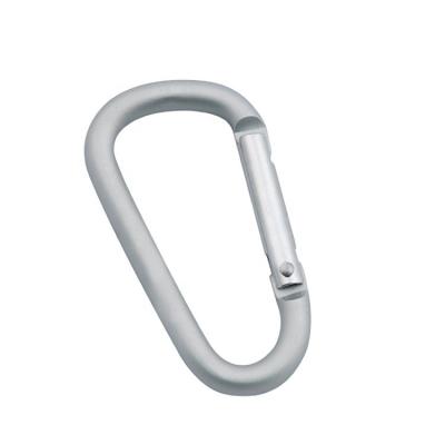 China High Quality Reasonable All Kinds Of Sizes Flat D-Ring Engraved Logo Aluminum Carabiner Hook Wholesale For Camping Rise for sale