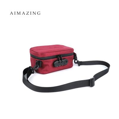 China Water Resistant Woman Smell Proof Box Smell Proof Case Bag Raw Rolling Papers Smell Proof Bag With Lock for sale