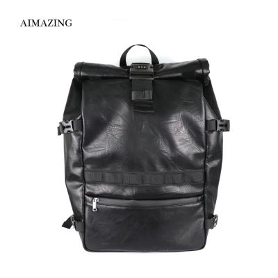 China Zipper Closed Customized Printed PU Smell Proof Bags Logo Black Smell Proof Book Bags With Lock for sale