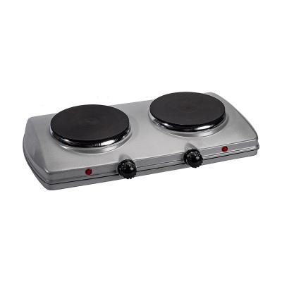 China Adjustable Electric Induction 2 Burner Electric Household Hotel Kitchen Household Mini Hot Plate Energy Saving Stove for sale