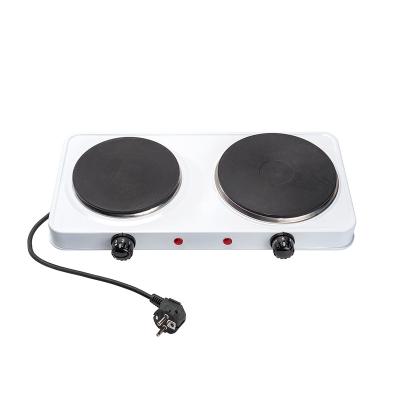 China Portable Industrial Electric Hot Plate Burner Stove At Hotel 2 Table Top Kitchen Cooking Appliances for sale