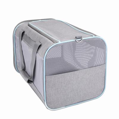 China Durable Pet Carriers Cat Dog Carrier Bags Outgoing Portable Breathable Travel Pet Handbag for sale