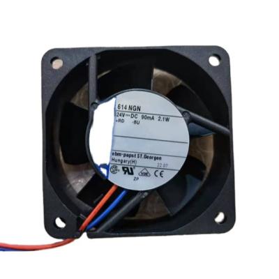 China Long Life 60x60x25mm 24V DC IP20 ball bearing frequency conversion axial flow Cooling fan A5E01052493AE 614NGH 614NH 614NGHH 614NHHR for sale