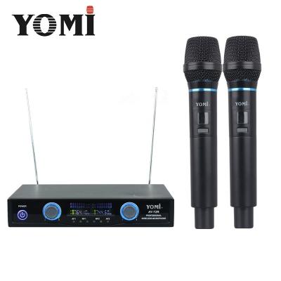 China UHF Microphone Perfect Sound Wireless Frequency Fix Handheld Microphone for sale