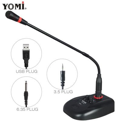 China Long distance YOMI AY-357 condenser studio microphone USB recording game receiving microphone for sale