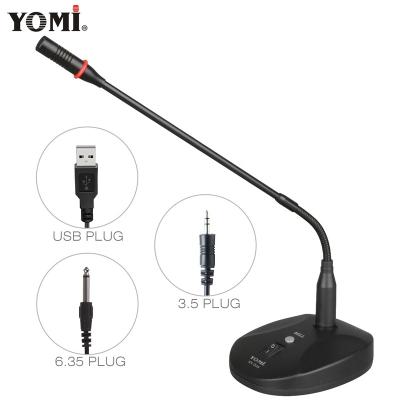 China Long Distance YOMI Desktop Computer USB Conference Receiving Condenser Microphone for sale