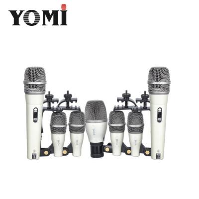 China Latest Style Acoustic Bass Group Microphone Drum Set Microfones Perfect Sound Professional for sale