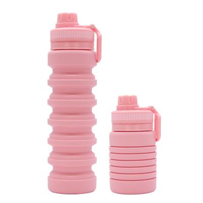 China American Style Custom Camping for Fitness Workouts and Outdoor Activities Silicone Water Bottle Folding Telescopic Water Bottle for sale