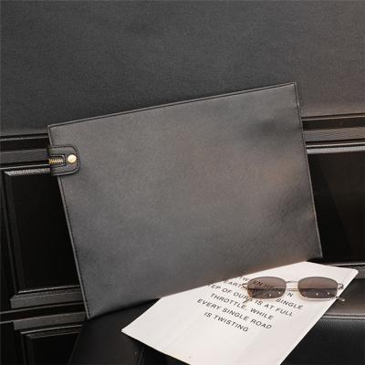 China New PU Bag Fashion Clutch Bag Men's Business Slim Bag A4 Envelope Bag Korean Leather Casual Trendy Bag Handbag for sale