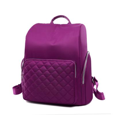 China Popular Backpack Bag Backpack Women New Fashion Japanese Style Oxford Cloth Purple Backpack Bag for sale