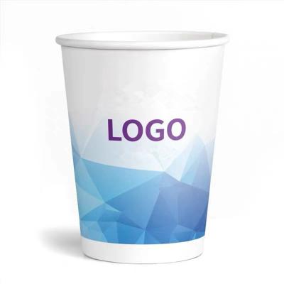 China Hot Sale Manufacturer Moisture Proof Custom Printed LOGO Disposable Paper Cup Household Commercial Thickened Water Paper Cup for sale