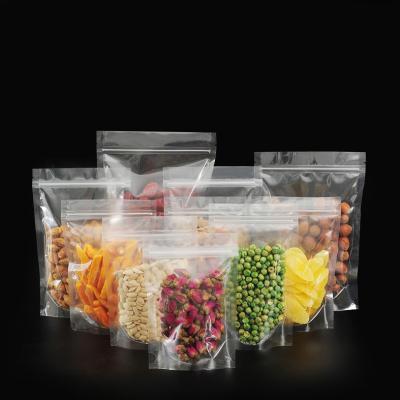 China Microwaveable Custom Printed Transparent Polypropylene OPP PE Bags Stand Up Pouch For Snack Sugar Food for sale