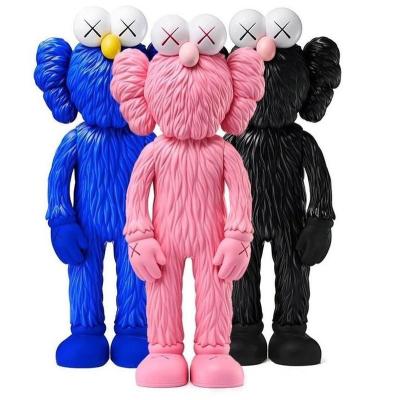 China 30CM Tide Brand KAW Companion Sesame Cookie Monster Action Numbers Lazy Vinyl Toy Gift With Boxed 30CM Ornament for sale