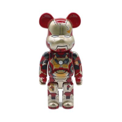 China Trend 1 Color 28cm 400% Tide Brand Bear@brick Marvel Iron PVC Vinyl Violent Stock Number With Boxed for sale