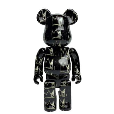 China Tide brand Bear@brick Basquiat color 28cm 400% back trend 1 number of neck ABS stock with boxed for sale