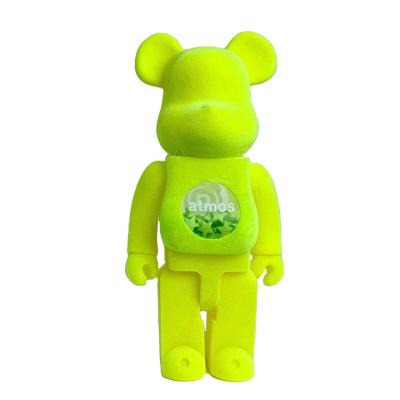 China Trend 1 Color 28cm 400% Tide Brand Bear@brick Flocking Violent Atmo PVC Vinyl Stock Number With Boxed for sale