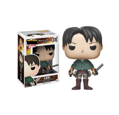 China Trend 4 Color 10cm POP Tide Brand Funko Attack On Titan PVC Vinyl Action Figure With Boxed for sale