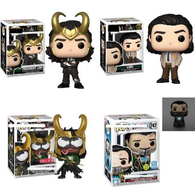 China Shaking His Head 4 Styles 10cm POP Tide Mark Funko Loki PVC Vinyl Action Number With Boxed for sale