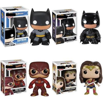 China POP Tide Brand Funko Batman Wonder Woman PVC Vinyl Luminous Instant Action Number 4 Styles With Boxed for sale