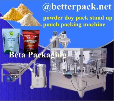 China stand up pouches packaging machine doy pack machine for whey protein powder for sale