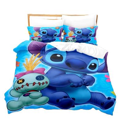 China King Size Bedclothes Children Kids Boys Bedroom Bed Set Anti-Pull Stitch Full Stitch Bedding Set Cartoon Bedspread Single Queen Twin for sale