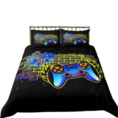 China Anti-Pull Bedding Set Game Gamepad Printed Comforter Cover Quilt Cover For Home Room Decoration Twin King Double Single Queen Size Full for sale