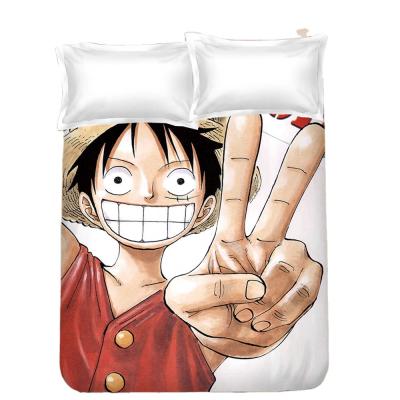 China TWILL Japanese Anime 3D Printed Sheet Bed Sheet Kids Room Sheet Bed Linen (NO Duvet Cover Pillowcase) for sale