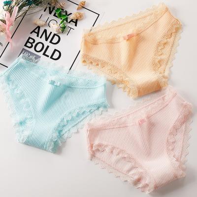 China Factory Wholesale Breathable Women Underwear Women Lace Up Underwear Women Panties Lingerie for sale