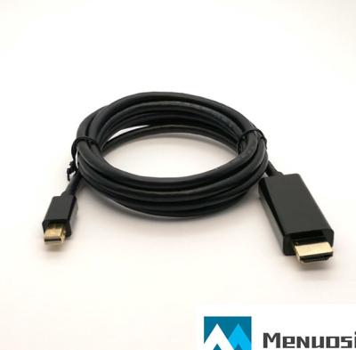 China Hot sale 4K high quality COMPUTER minidp to DP cable in black for sale