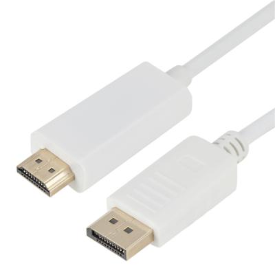 China Computer DP Male to HD*MI Male Converter Cable Displayport to HD*MI Adapter Cable for sale