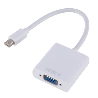 China Multimedia VGA Adapter Convex Female Cable Mini DisplayPort DP Display Port To Mini To VGA Converter for sale