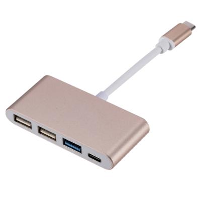 China Sabrent High Speed ​​Usb C Silver PD Powered Charging Desktop TYPE-C to USB 2.0 Adapter USB 3.0 HUB 4 Port USB 3.0 Hub for sale