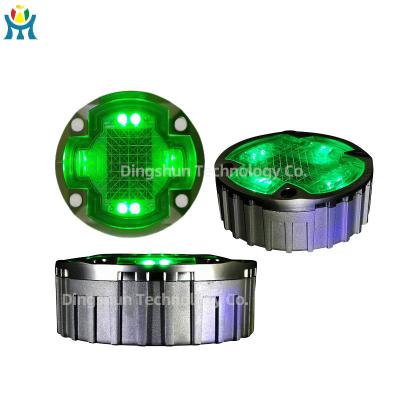 China Solar reflective cat's eye road studs Crosswalk crosswalk ground warning LED traffic lights DS-DYDS for sale