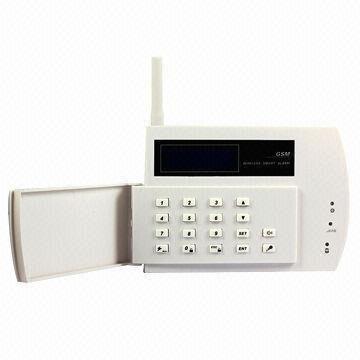 China Dual Network PSTN and GSM Home Alarm System DC12V 300mA,  remote controller for sale