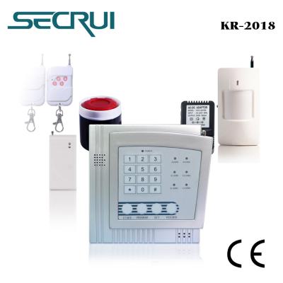 China 4 zones wireless burglar alarm system for home safety（KR-2008） for sale