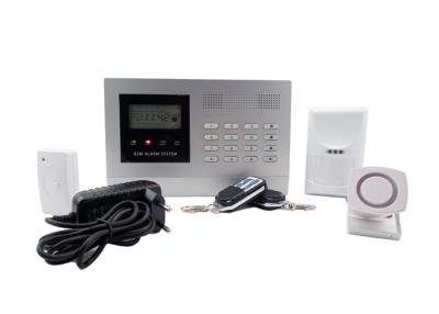 China Built-in Calendar Clock Security Home Alarm System With 8 wired + 99 wireless zones for sale