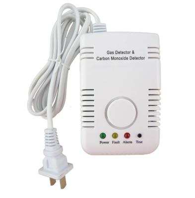 China Home LP CO Gas Detector Alarm Monitoring Home Security Plug In Manufacturers In China for sale