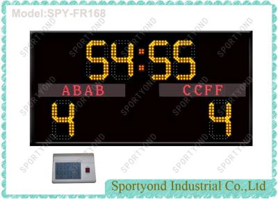 China 110V Scorebord van de voeding het Elektronische Voetbal, 240V de Binnen Noterende Vertoning van Futsal Te koop