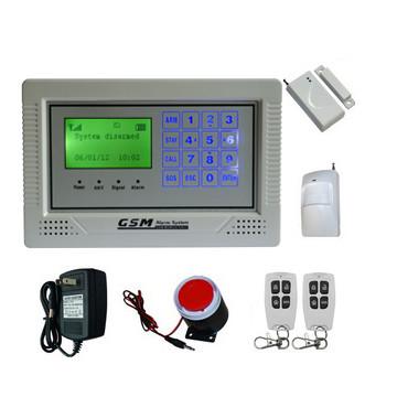 Κίνα Επίδειξη συναγερμών Systems+Touch Keypad+LCD ασφάλειας GSM προς πώληση