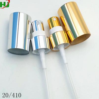 China Non Spill 20/410 Large Aluminum Pump Mist Sprayer With Aluminum Cap 0.2ml/t for sale