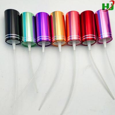 China Non Spill Colored Aluminum Perfume Mist Pump Sprayer 18/415 for sale