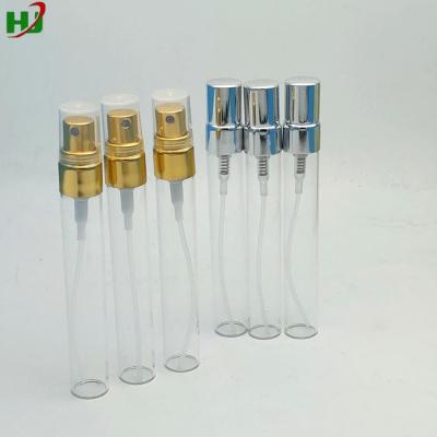 China Personal Care 8ml Screen Printing Glass Perfume Bottle With 12/410 Mist Sprayer for sale