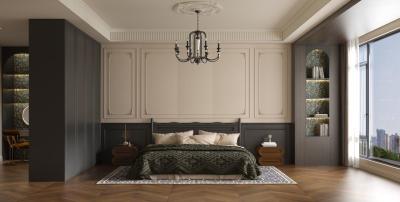 China Formaldehyde Free French Style Fitted Wardrobes With Privacy And Practical Elegance for sale