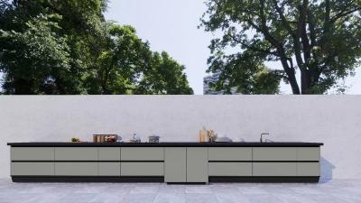 China Fadior Mung Bean Gray Weatherproof And Stylish Outdoor Stainless Steel Cabinet zu verkaufen