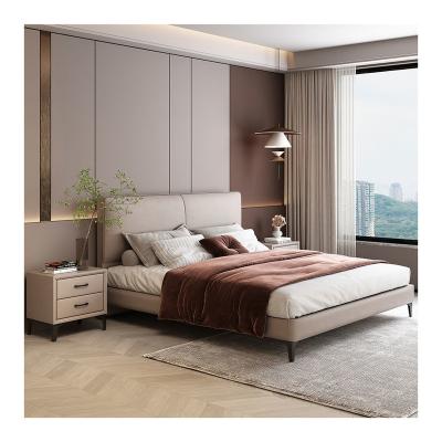 China Luxury Bedroom modern minimalistking hotel bed queen bed bedroom furniture upholstered bed for sale