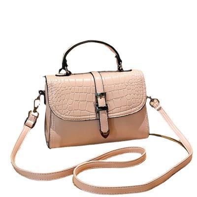 China High Quality Fashion Cheap Pure Color Women Ladies Leather Handbag Tote Handbags For Woman Luxury for sale