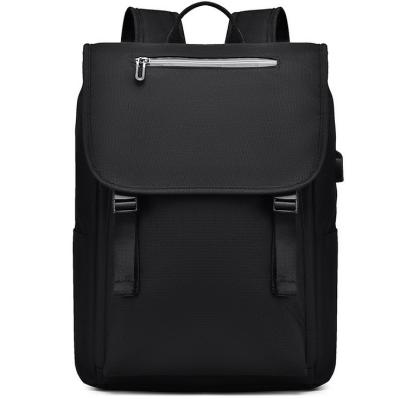 China With USB Simple Business Backpack Fashion Leisure Student Travel Bag Computer Bag Laptop Backpack With USB Charging for sale